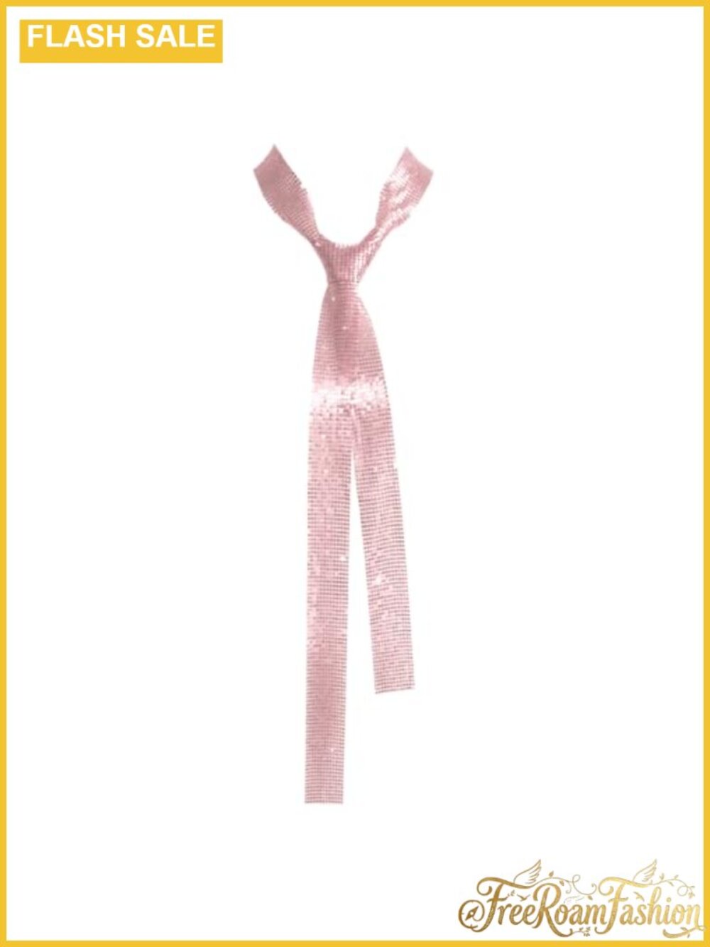 Sequin Skinny Scarf Sparkly Neck Tie Hairband Belt Party Accessory 64x1.3 in
